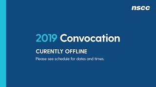 NSCC Marconi Campus Convocation 2019