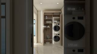 This laundry room storage hack changed everything #organized #smallspace #laundry