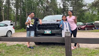 Hail and thunderstorms during our camping| Blue Lake Ontario Canada