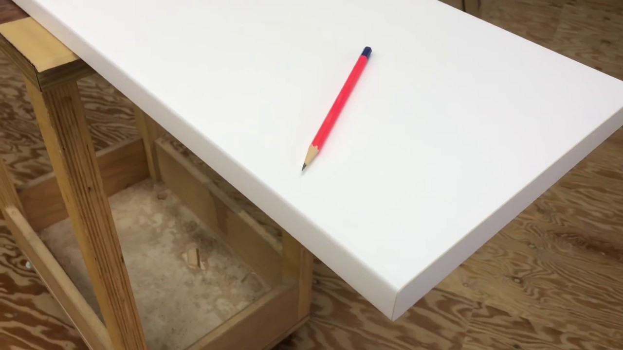 細長いテーブル天板 メラミン化粧板でオーダーメイド YouTube