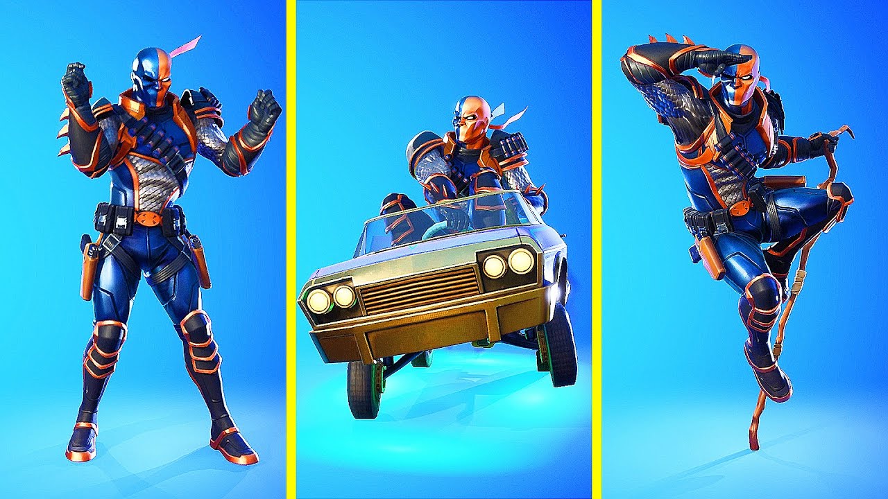 NEW “DEATHSTROKE ZERO” Skin New Dances & Emotes in Fortnite (SOCKS, LIL' BOUNCE, CHUGGA-CHUGGA)