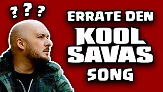 ERRATE DEN KOOL SAVAS SONG | Kool Savas Song Quiz | Guess the Song