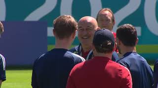 Russia Players Train Ahead Of Denmark Clash - Russia v Denmark - Euro 2020