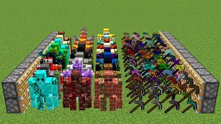 all golems and all pickaxes combined