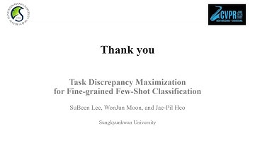Task Discrepancy Maximization for Fine Grained Few Shot Classification | CVPR 2022