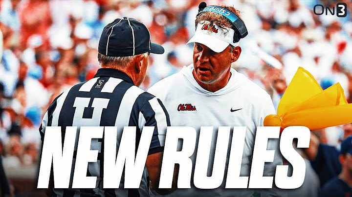 Rule Changes YOU Should know entering 2025 College Football Season | Faking Injuries, Defensive Subs
