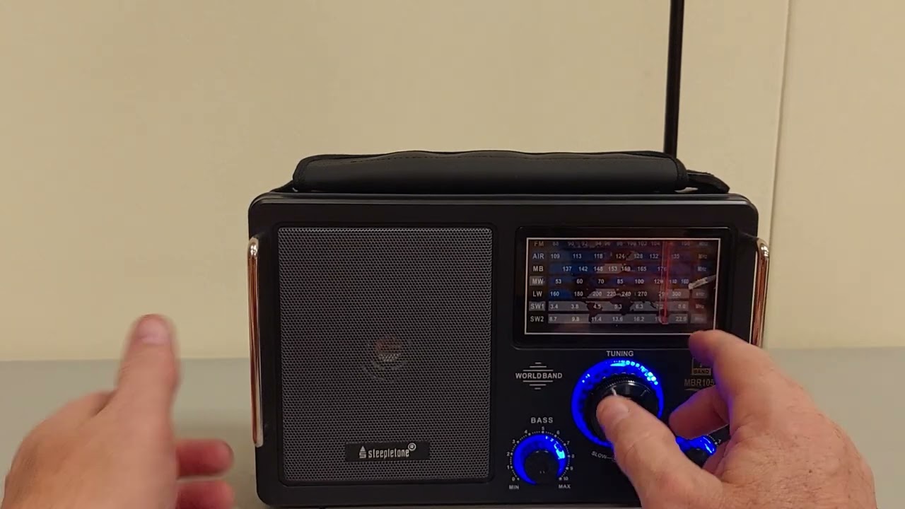 Multiband radio with AM FM LW SW MB & AIR-BAND