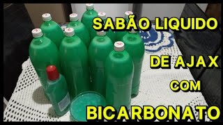 Como Fazer Sabão Líquido de Ajax Flash Lemon com Bicarbonato – Receita Simples e Eficiente