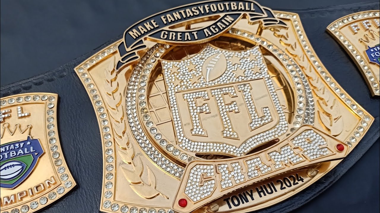 Fantasy Football Custom Championship Belt 💪