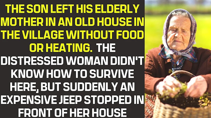 The son left his elderly mother in an old village house without food or heating. She was despair - DayDayNews