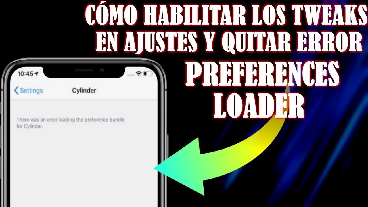 Solucionar Error Preference Bundle & Ajuste de tweaks - YouTube