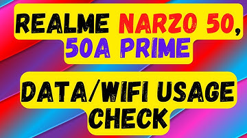 Realme Narzo 50, 50a Prime Enable daily data Used | Narzo 50a Prime Enable Data/wifi Usage {RMX3516}