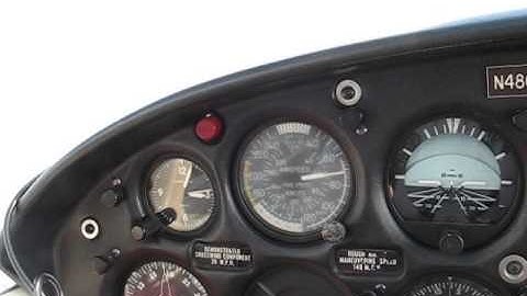 Wing root vortex generators on a Piper PA32 (tuft testing) - 0 & 10 degrees flaps