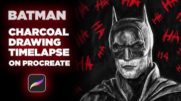 Batman Speedpaint |  Procreate drawing time lapse