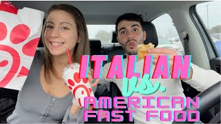 ITALIAN TRIES CHICK-FIL-A / Story time HOW WE MET!