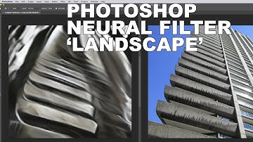 Photoshop 2023 : Landscape Mixer Neural Filter Painting Effect HOW TO