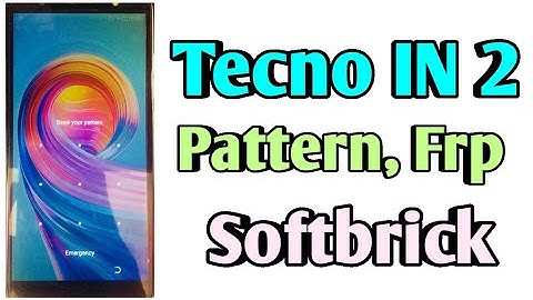 Tecno IN2 Pattern Lock, Frp & Flash File, SP Tool