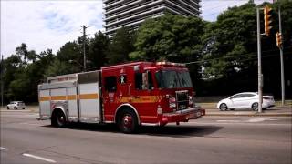 Toronto fire crews were responding to a reported vehicle on and turned
out be person onboard ttc bus with knife. the standoff lasted while