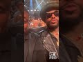 Lil Wayne and Eminem Exchange Greetings at Crawford Fight &amp; Enjoys Fight From Front Row Seats