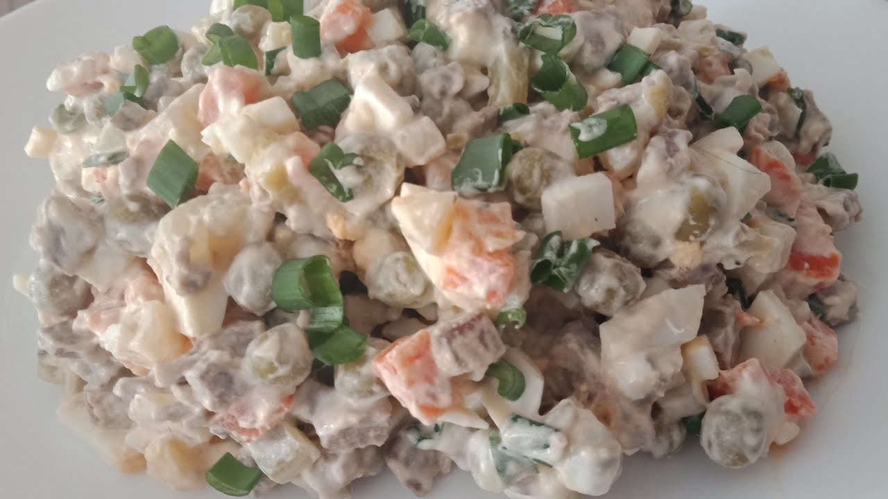 Добро пожаловать на Аймкук! Оливье с мясом