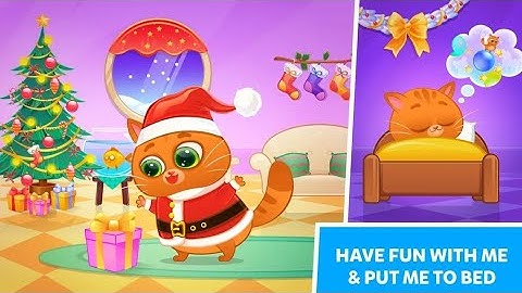 Bubbu – My Virtual Pet Cat 😱🎊 #73 , Happy New Year! 🎅❄️ @Fun.QuestKids