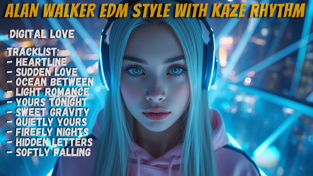 ALAN WALKER STYLE X KAZE RHYTHM || DIGITAL LOVE || EDM SONGS FULL ALBUM 2026