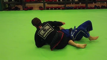 Spider guard sweep (scissor)