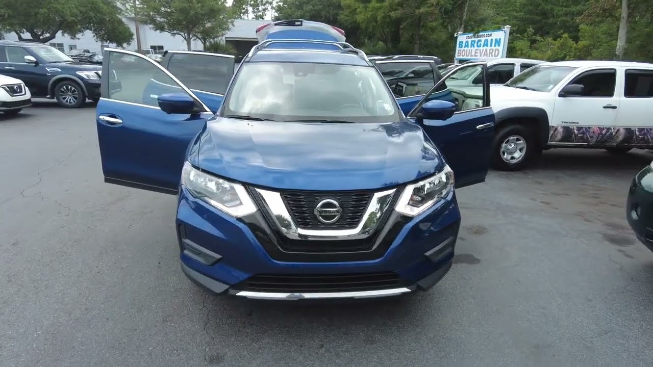 70508A 2020 Nissan Rogue SV in Caspian Blue Metallic