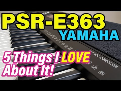 5-*good*-👍🏼-things-discovered---psr-e363-yamaha-keyboard