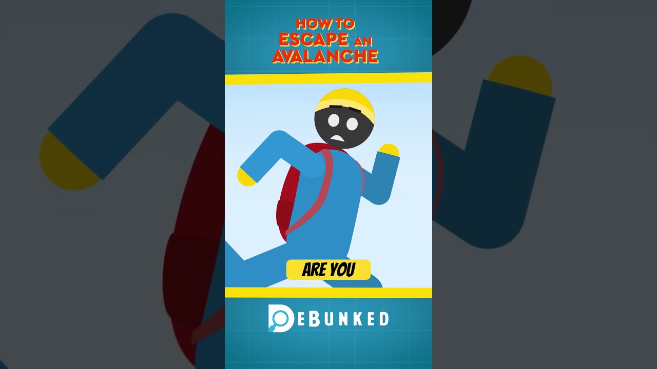 How To Escape An Avalanche (Trailer) #avalanche #science #survival