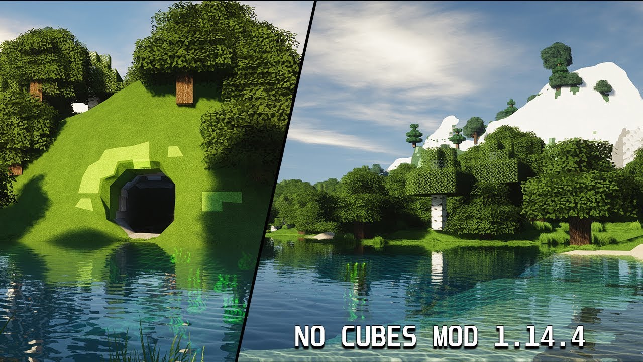 Мод no cubes. Minecraft no Cubes. No Cubes Mod. Umsoea r13. No Cubes.