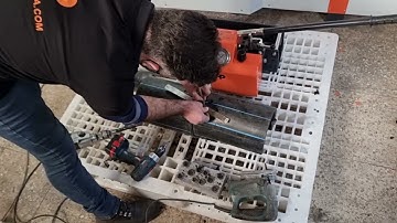 Infield - onsite - tensile tester for HDPE pipe butt welding samples training video