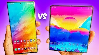 WHICH IS BETTER!? Galaxy Z Fold 5 vs S23 Ultra | Crowning the KING 👑