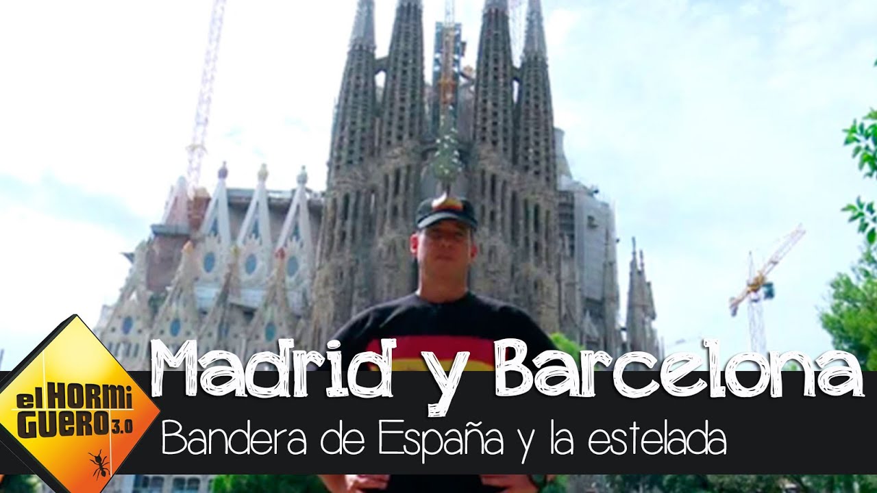 ¿Qué pasaría si en Barcelona fueras con la bandera de España y en Madrid con la estelada?