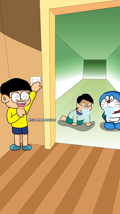 why did Nobita do this to doraemon 😂😂 #doraemon #funny #shorts