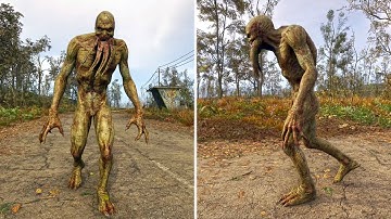 STALKER 2 Bloodsucker Mutant NPC Model View (Free Camera Up Close)