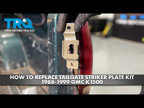How to Replace Tailgate Striker Plate Kit 1988-1999 GMC K1500