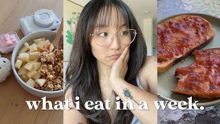 what i eat in a week 🍰 new tattoos, house hunting, getting sick
