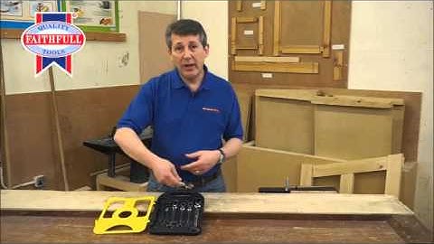 Faithfull 6 Piece Metric Hinged Ratchet Spanner Set GET KITTED OUT Sealants and Tools Direct