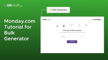 Bulk Generating QR Codes On monday.com | Tutorial | QRStuff.com