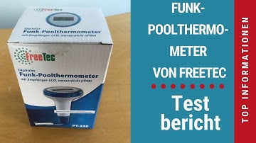 ᐅ Unboxing- und Test-Video des digitalen FreeTec Teich- und Poolthermometers von PEARL ☑