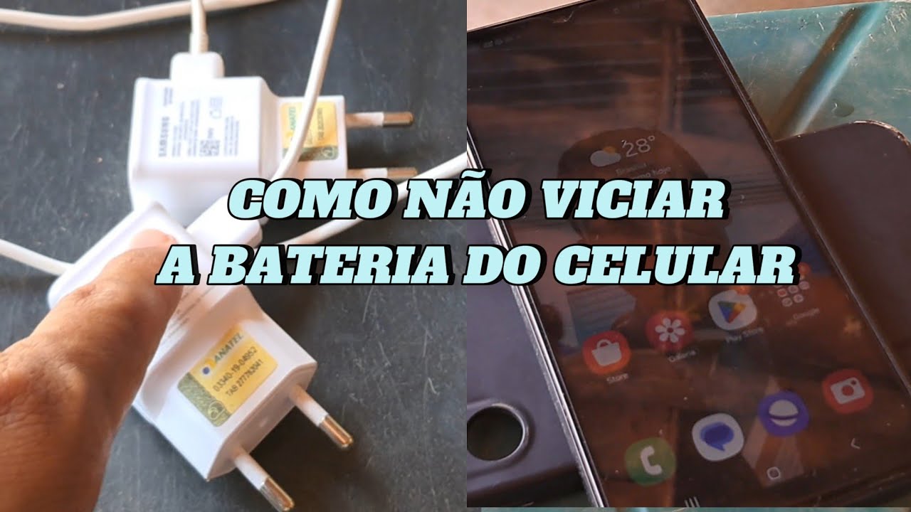 COMO CARREGAR O CELULAR PARA NÃO VICIAR A BATERIA. - YouTube