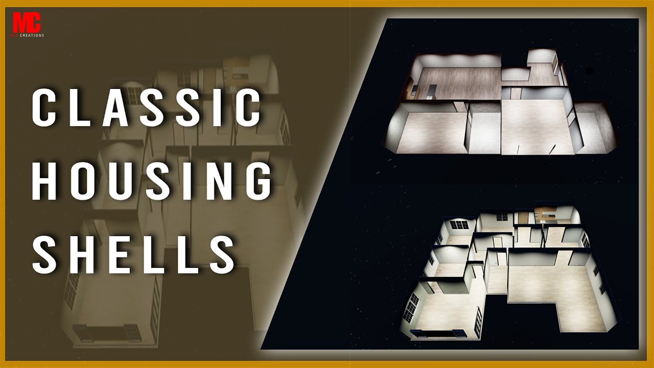 2x UNFURNISHED CLASSIC INTERIOR SHELLS FOR HOUSING PACK | MLO | GTAV ...