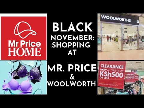 BLACK NOVEMBER: WOOLWORTH & MR PRICE -  PLACES TO FIND UNIQUE  INNER WARE & HOUSEHOLD ITEMS #mrp