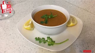 Lentil & Vegetable Soup شوربة العدس بالخضار