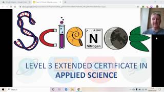 Applied Science: Introduction to the Course
