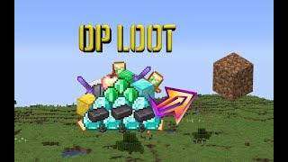 HOW TO DOWNLOAD DIRT DROPS OP LOOT | MINECRAFT JAVA EDITION