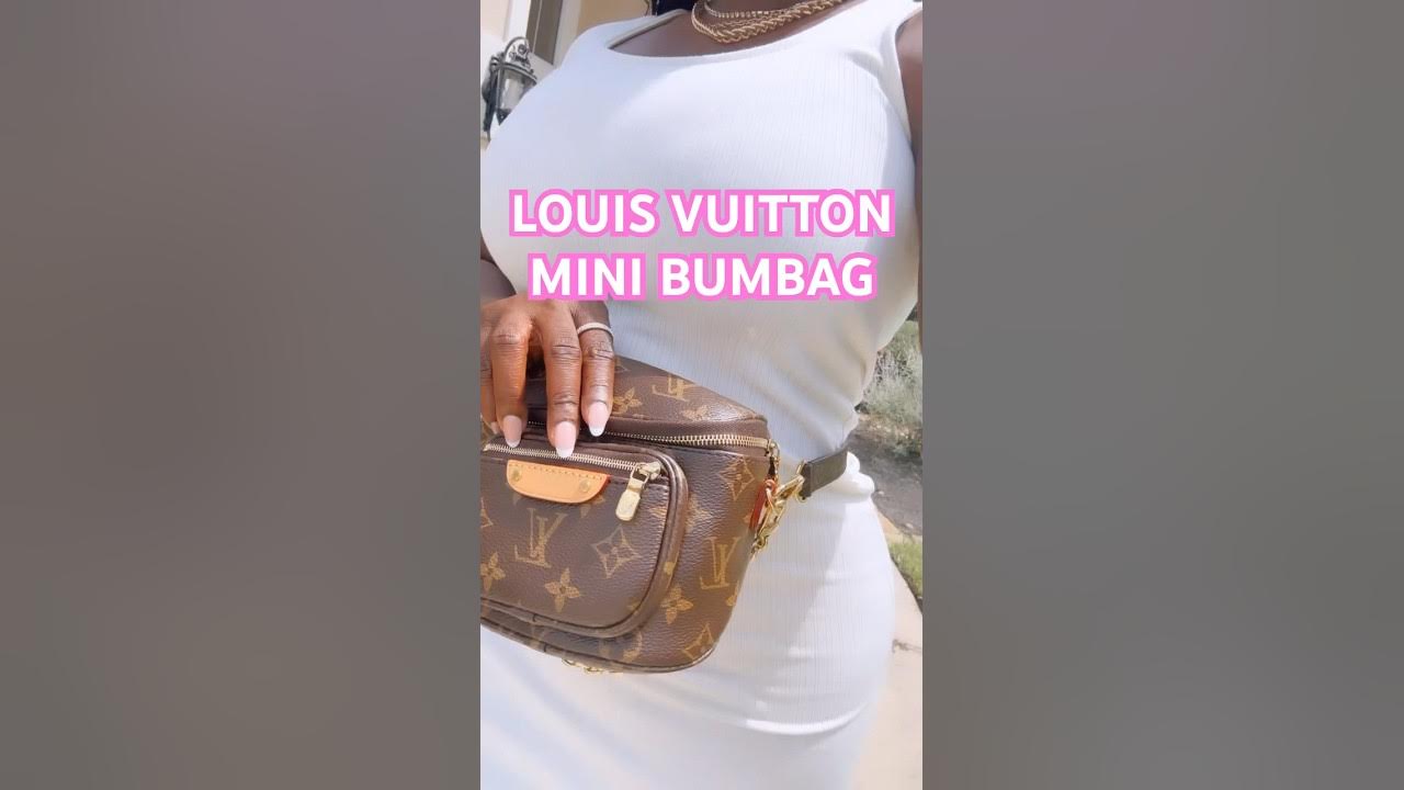 🎉 USING MY LOUIS VUITTON MINI BUMBAG TO RUN 🏃🏾‍♀️ ERRANDS  #marquitalvluxury #shorts #minibumbag 
