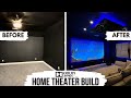 Full install 133 4k zero edge epson 12000 focal 512 atmos home theater build  mckinney texas