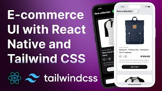 E-commerce UI with React Native and Tailwind CSS | Beginners tutorial